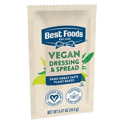 Best Foods® Vegan Mayonnaise .37oz 160 pack - Best Foods® Vegan Mayo is the perfect partner for plant-based dishes your guests crave. Same great taste, plant based.